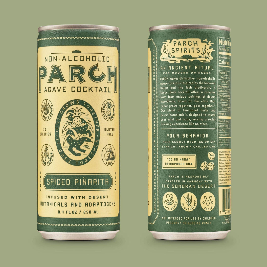 PARCH "Spiced Piñarita" Non-Alcoholic Agave Cocktail