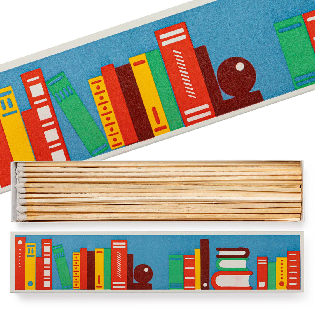 Archivist Gallery "Book Shelf" Letterpress Printed Matchbox