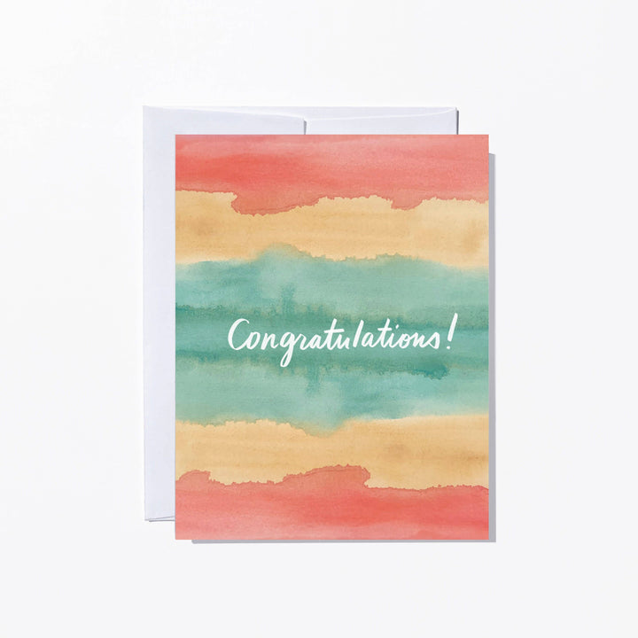 Ruby Sneakers Pastel Congratulations Card