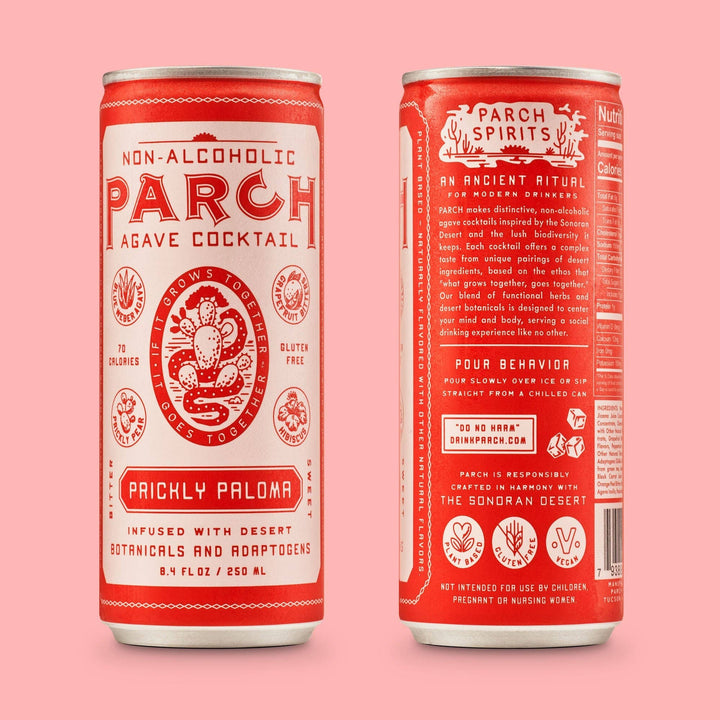 PARCH "Prickly Paloma" Non-Alcoholic Agave Cocktail