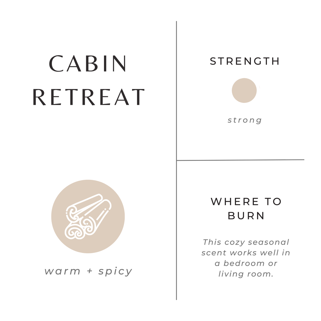 Slow North "Cabin Retreat" Limited Edition Fall 2025 Candle