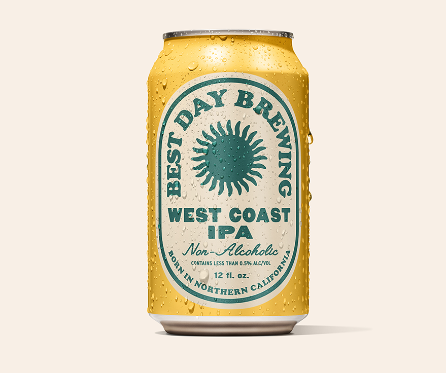 Best Day Brewing West Coast IPA Non-Alcoholic Beer