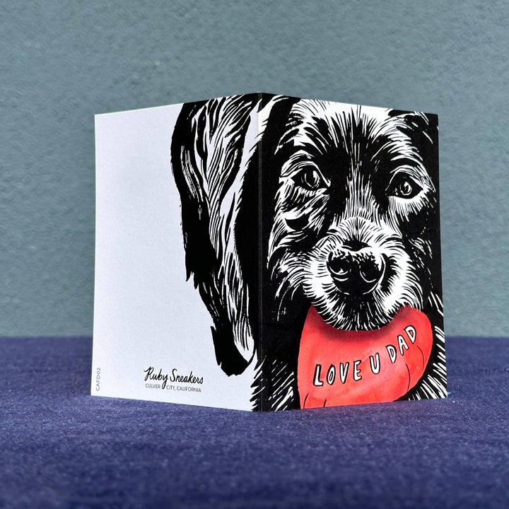 Ruby Sneakers "Dog Dad" Father's Day Card