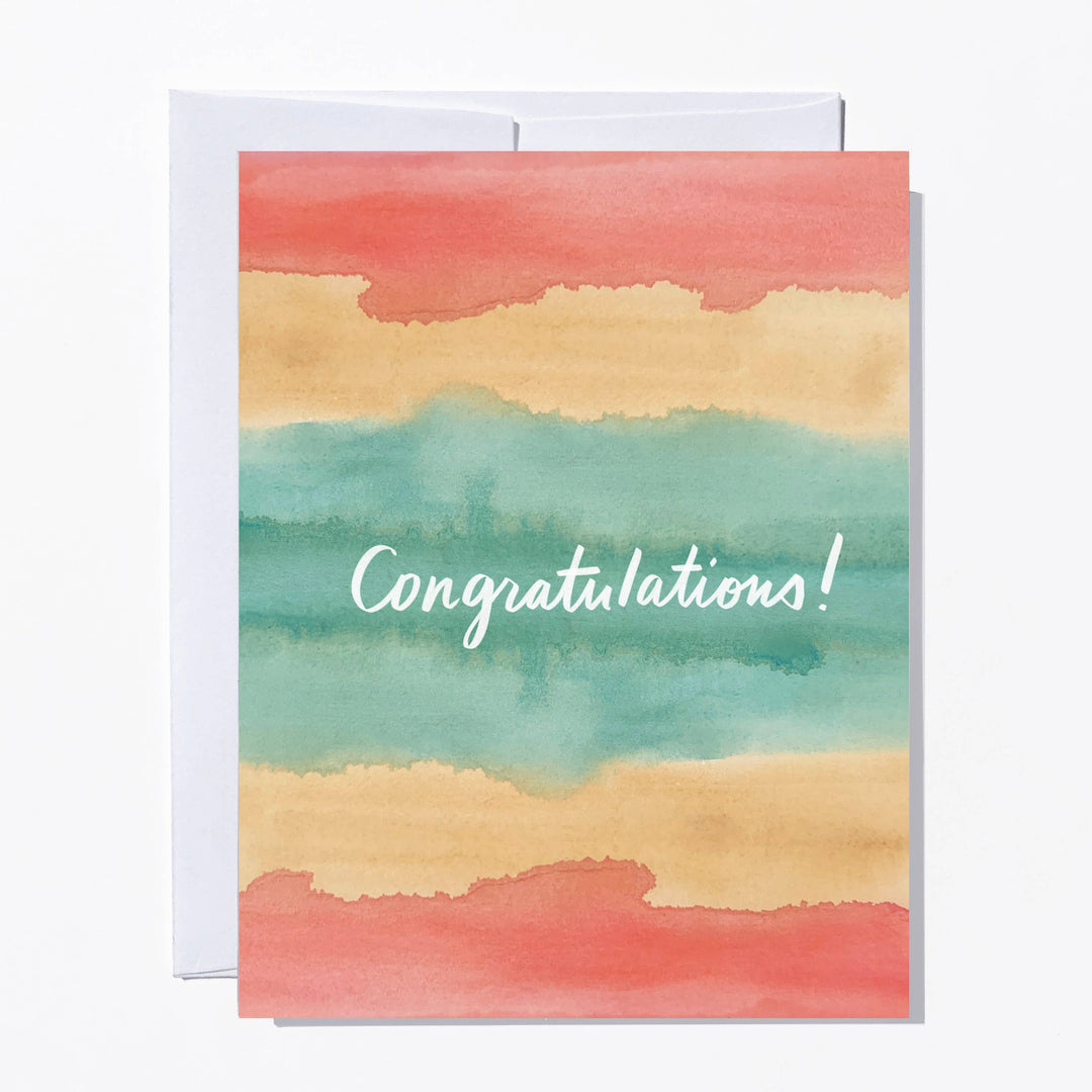 Ruby Sneakers Pastel Congratulations Card