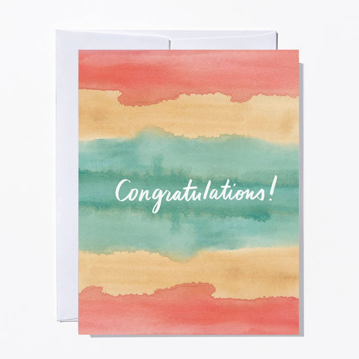 Ruby Sneakers Pastel Congratulations Card