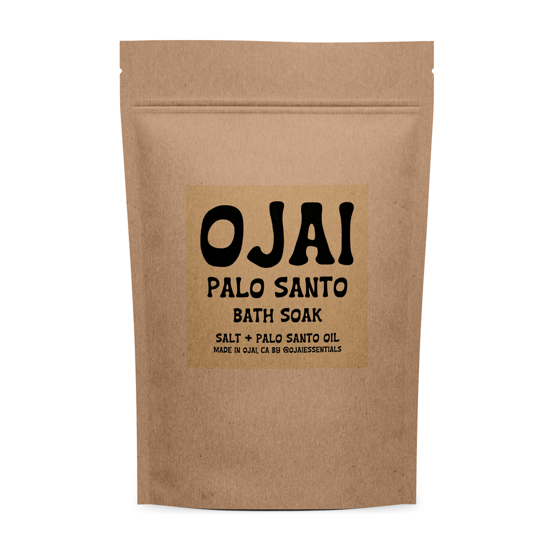 Ojai Essentials "Ojai Palo Santo" Bath Soak | Salt and Essential Oils