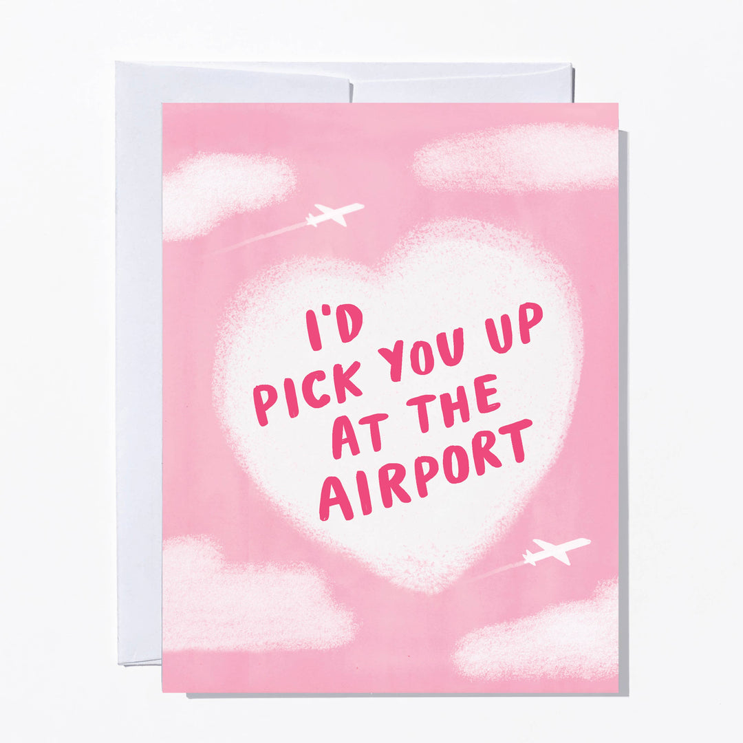 Ruby Sneakers "Airport Pickup" Valentine's Day Card