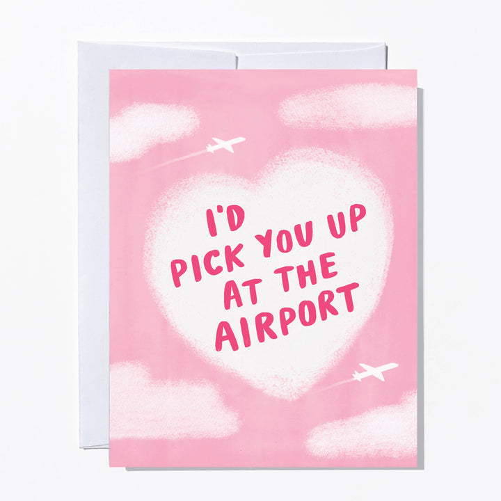 Ruby Sneakers "Airport Pickup" Valentine's Day Card