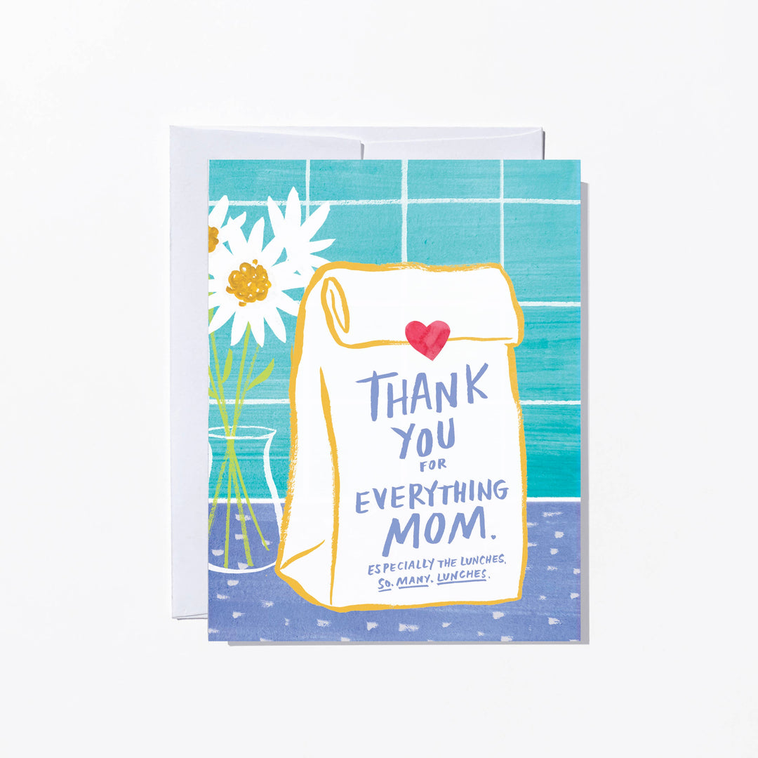 Ruby Sneakers "So Many Lunches" Mother's Day Card