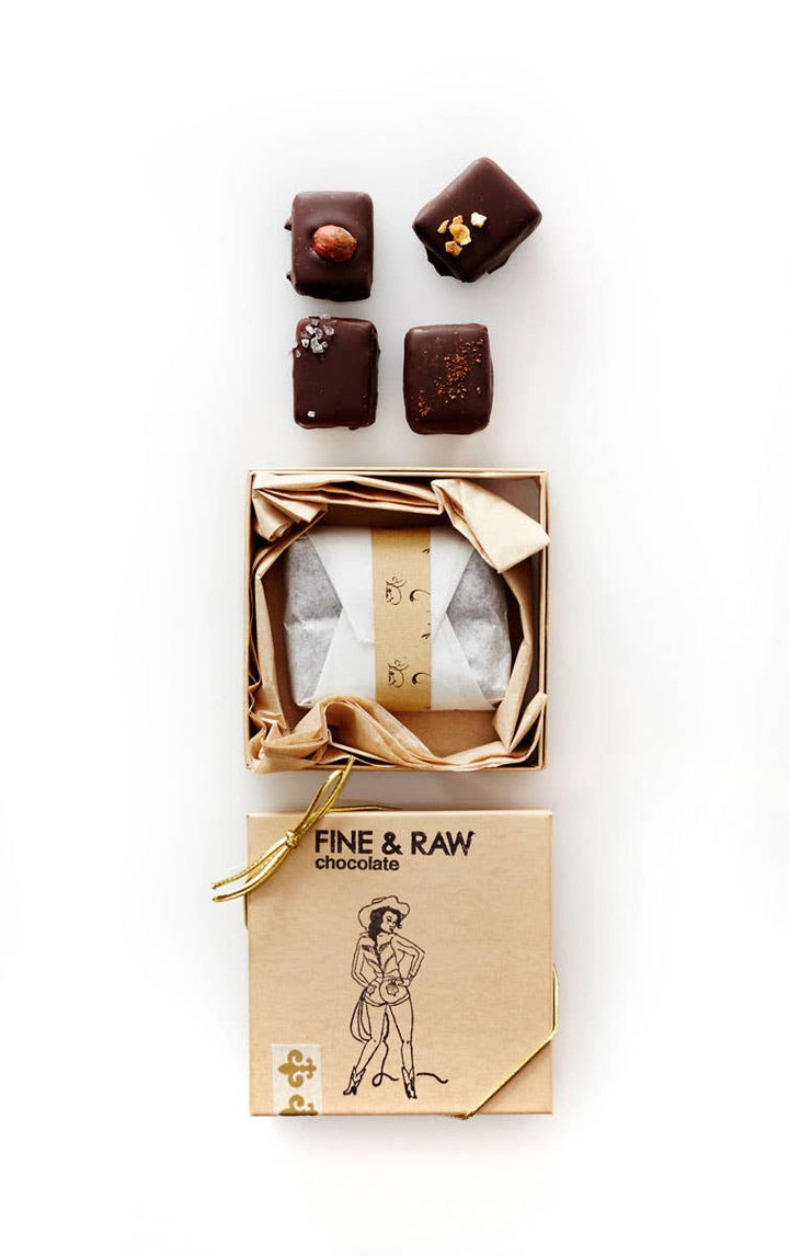 FINE & RAW Classic Truffles - 4-Piece Mixed