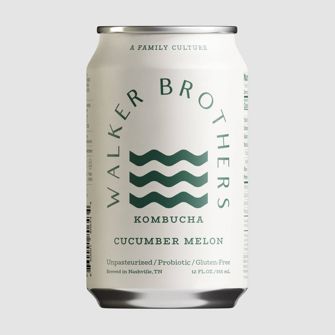 Walker Brothers Cucumber Melon Non-Alcoholic Kombucha