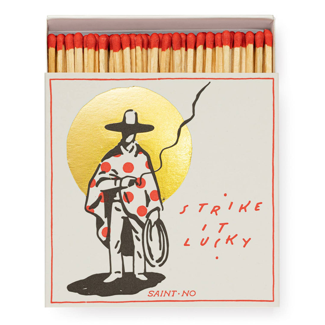 Archivist Gallery "Strike it Lucky" Letterpress Printed Matchbox