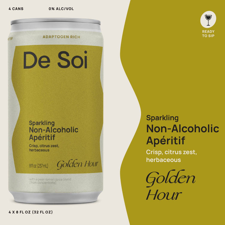 De Soi Golden Hour Non-Alcoholic Sparkling Aperitif