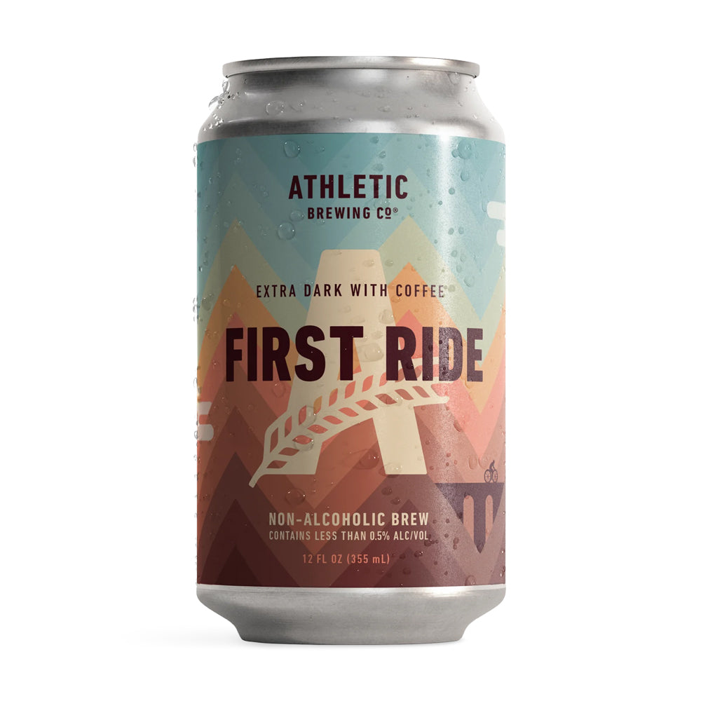 Athletic Brewing "First Ride" Extra Dark Non-Alcoholic Beer with Coffee