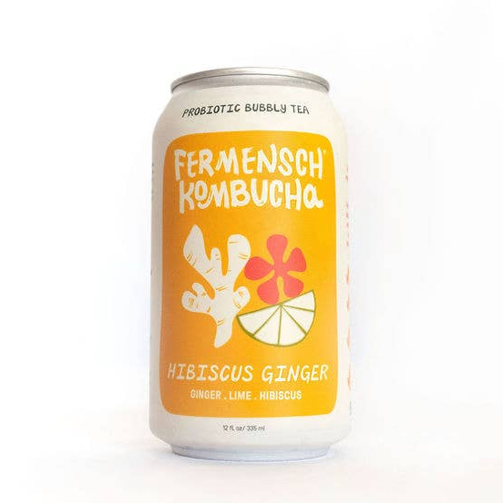 Fermensch Hibiscus Ginger Kombucha