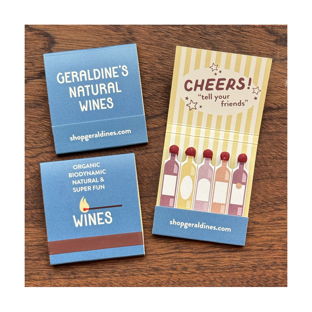 Geraldine's "Cheers!" Retro Matchbook