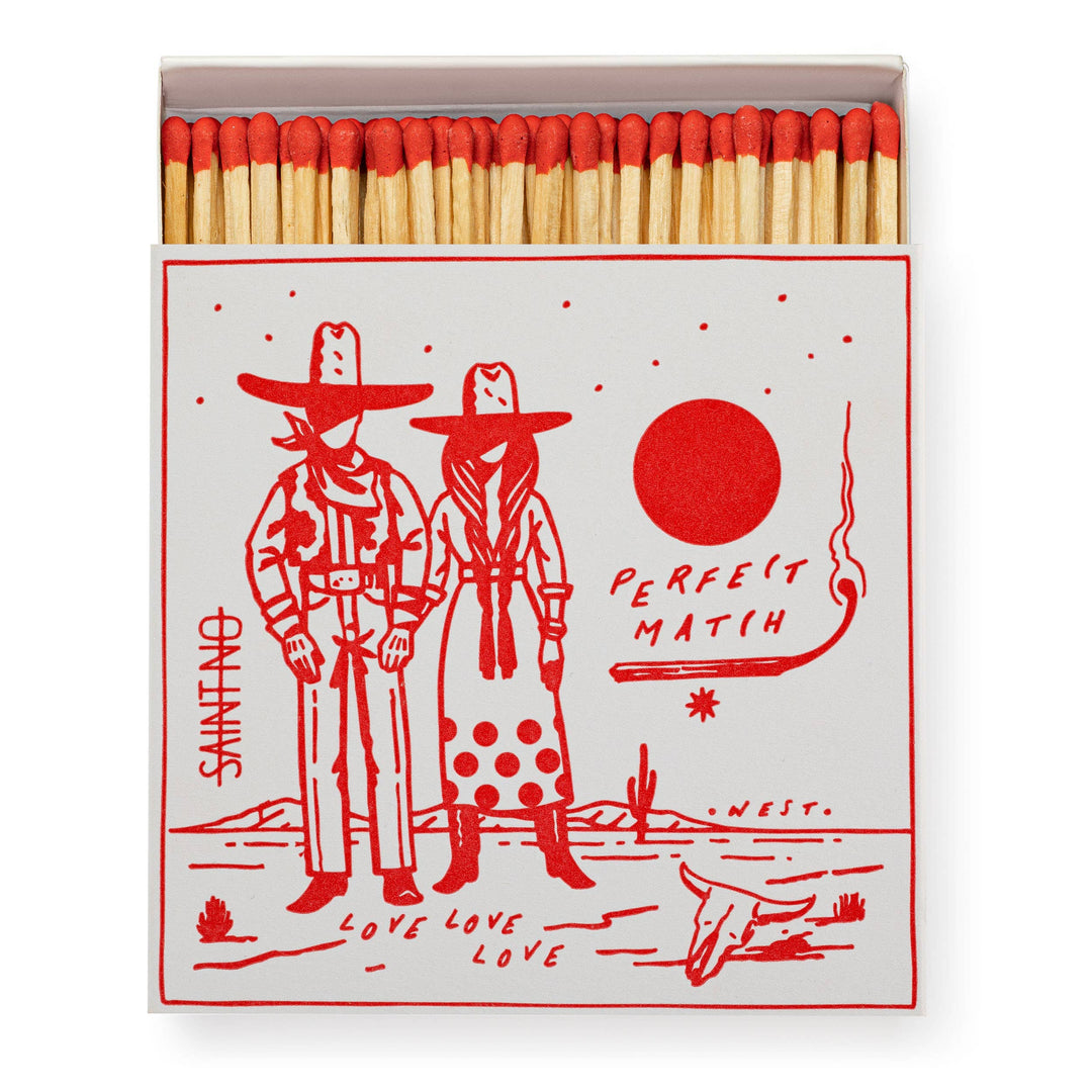 Archivist Gallery "Perfect Match by Saint No" Letterpress Printed Matchbox