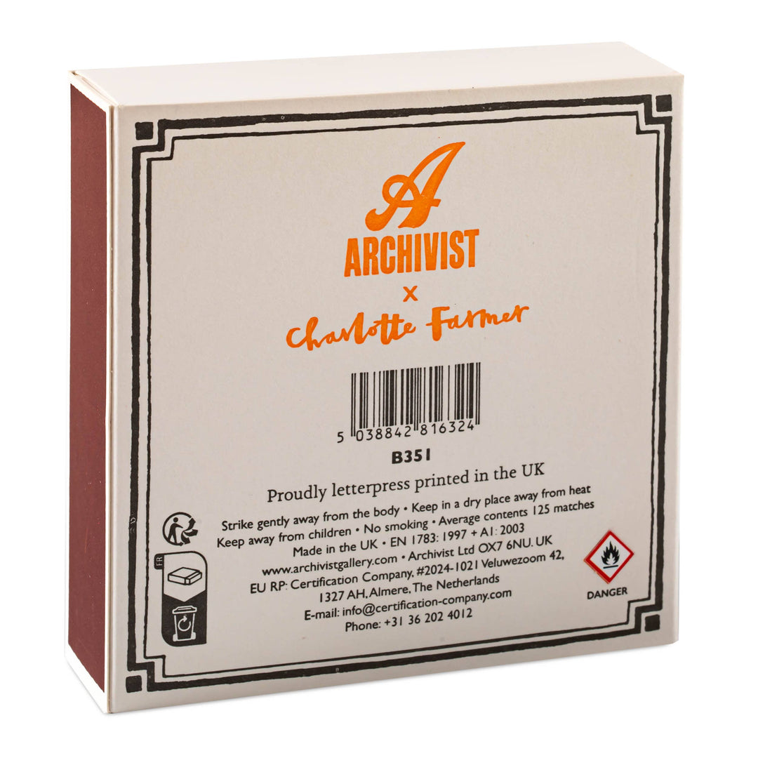 Archivist Gallery "Spooky Matches" Letterpress Printed Matchbox
