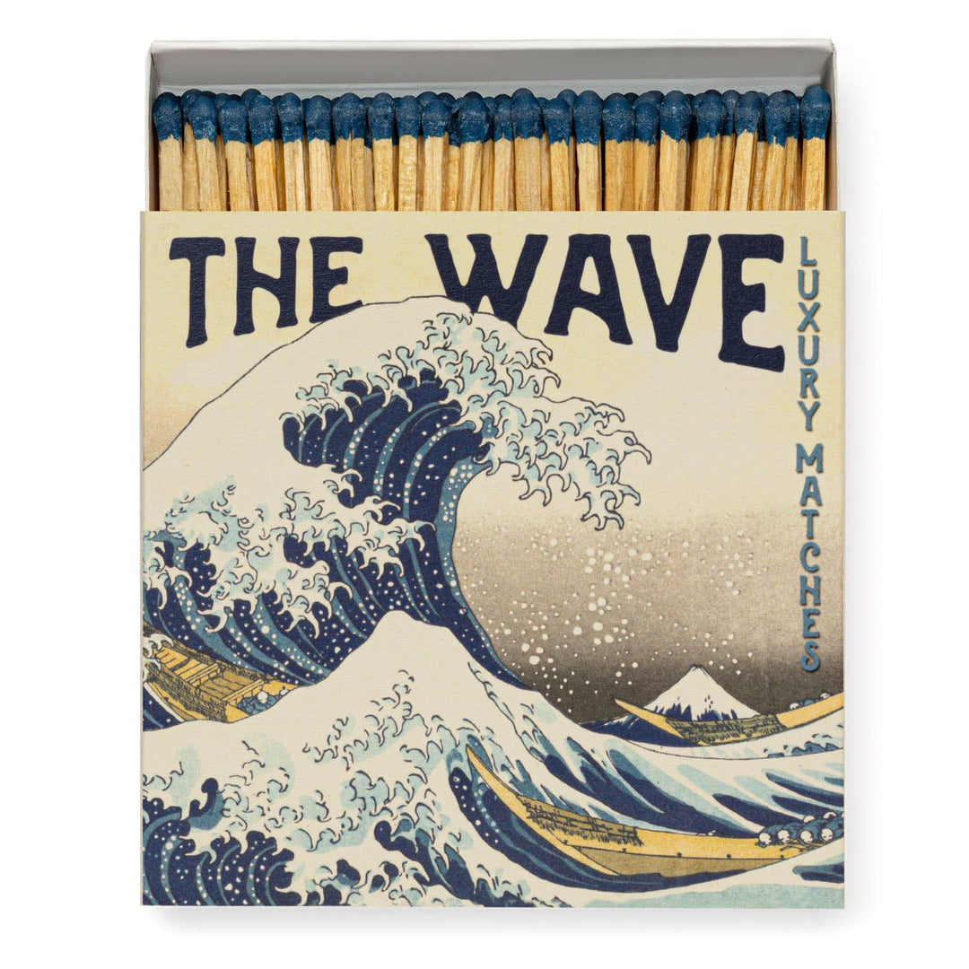 Archivist Gallery "Hokusai Wave" Letterpress Printed Matchbox