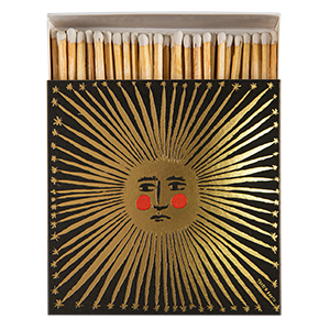 Archivist Gallery "Sun Ray" Letterpress Printed Matchbox