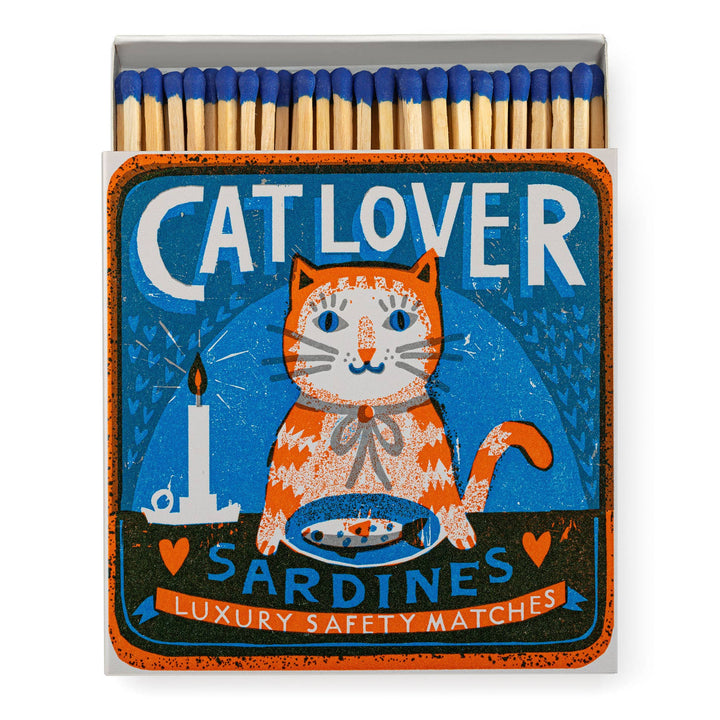 Archivist Gallery "Cat Lover" Letterpress Printed Matchbox