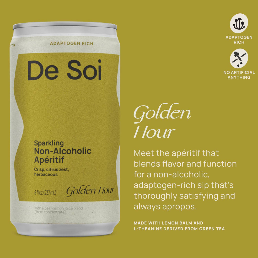 De Soi Golden Hour Non-Alcoholic Sparkling Aperitif