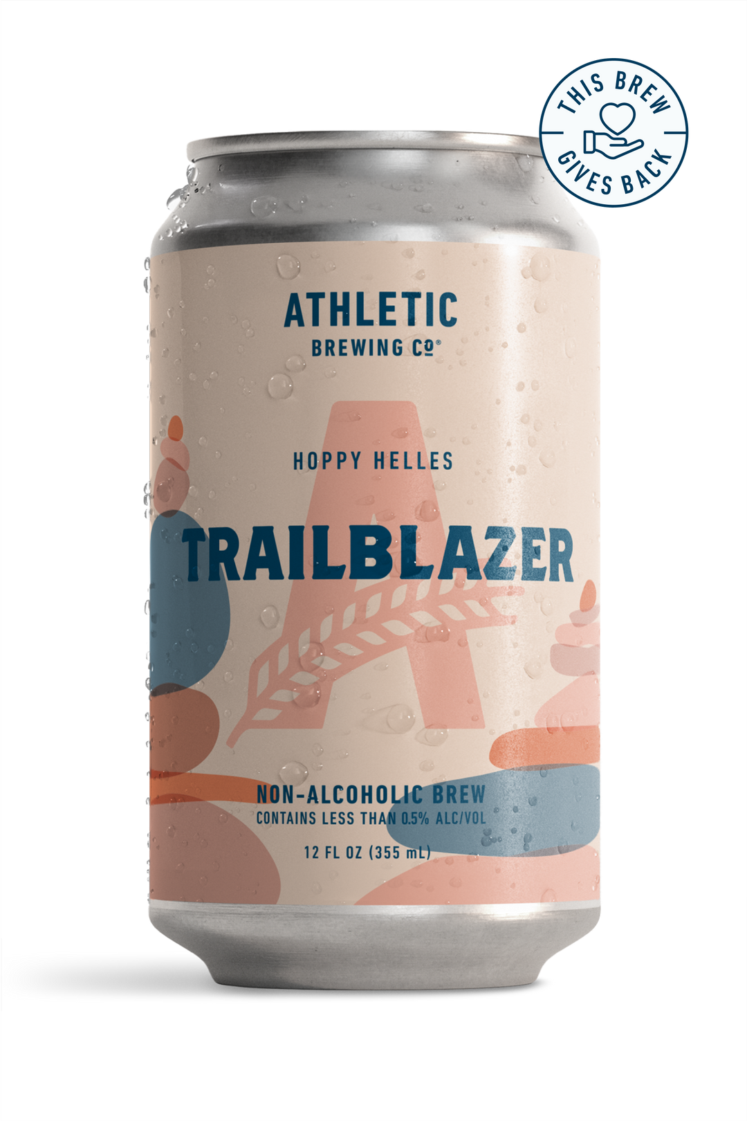 Athletic Brewing "Trailblazer" Hoppy Helles Non-Alcoholic Beer