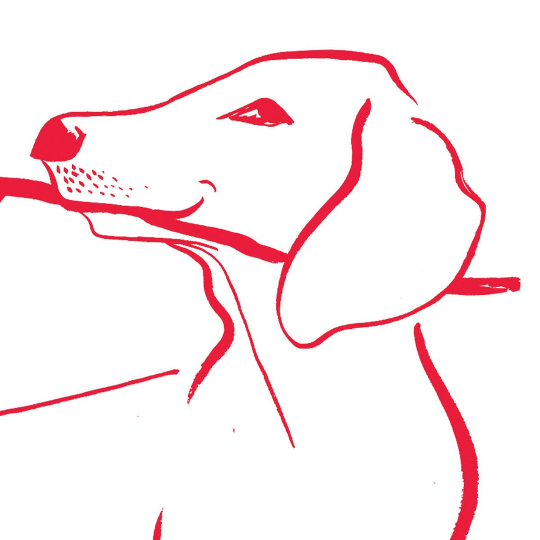 Ruby Sneakers "Dashchund Valentine" Valentine's Day Card