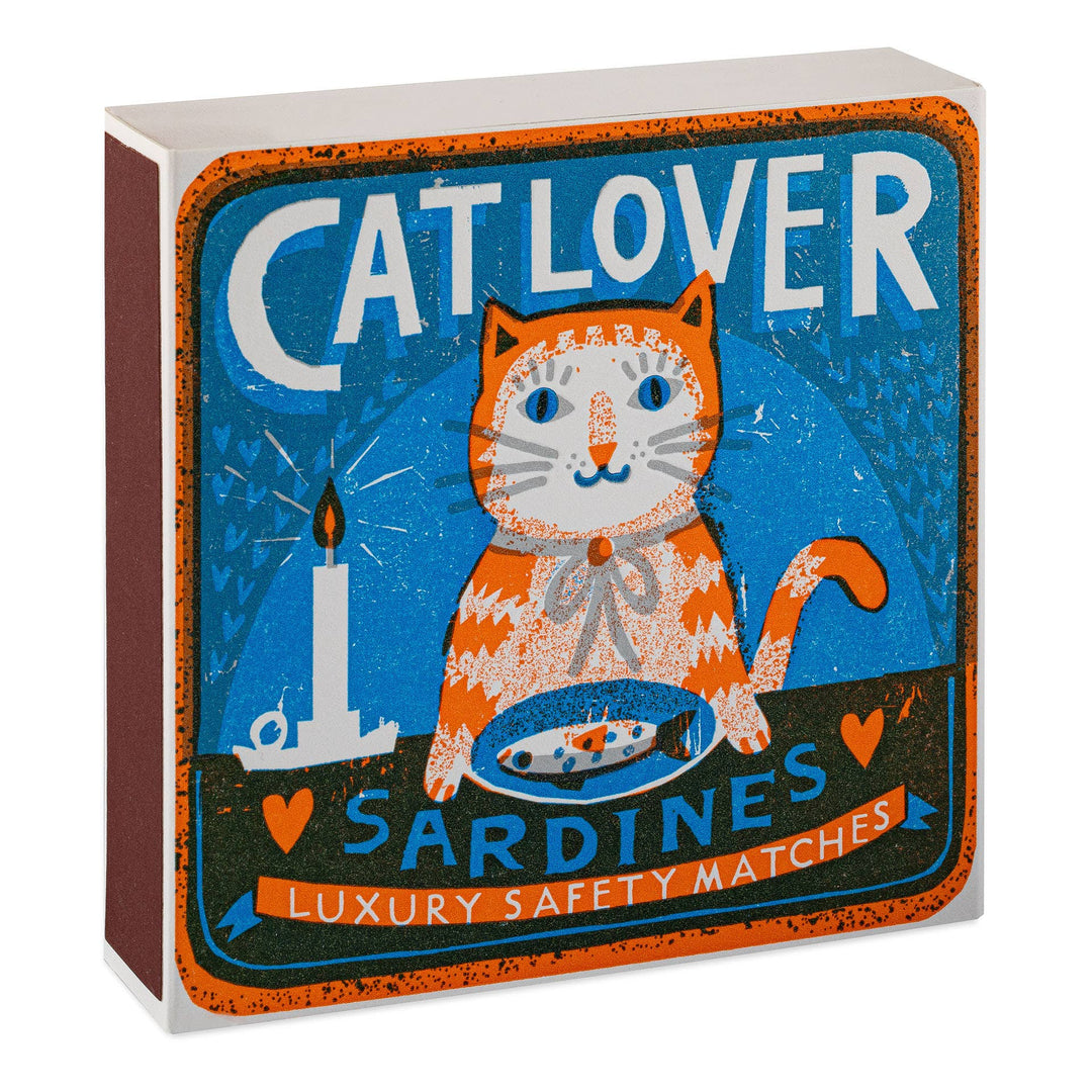 Archivist Gallery "Cat Lover" Letterpress Printed Matchbox