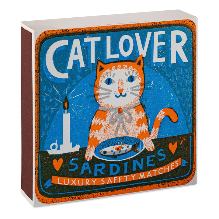 Archivist Gallery "Cat Lover" Letterpress Printed Matchbox