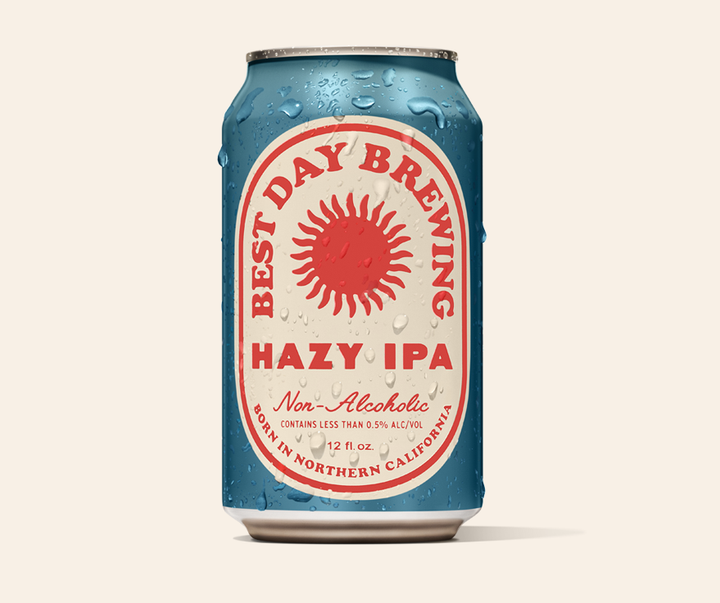 Best Day Brewing Hazy IPA  Non-Alcoholic Beer