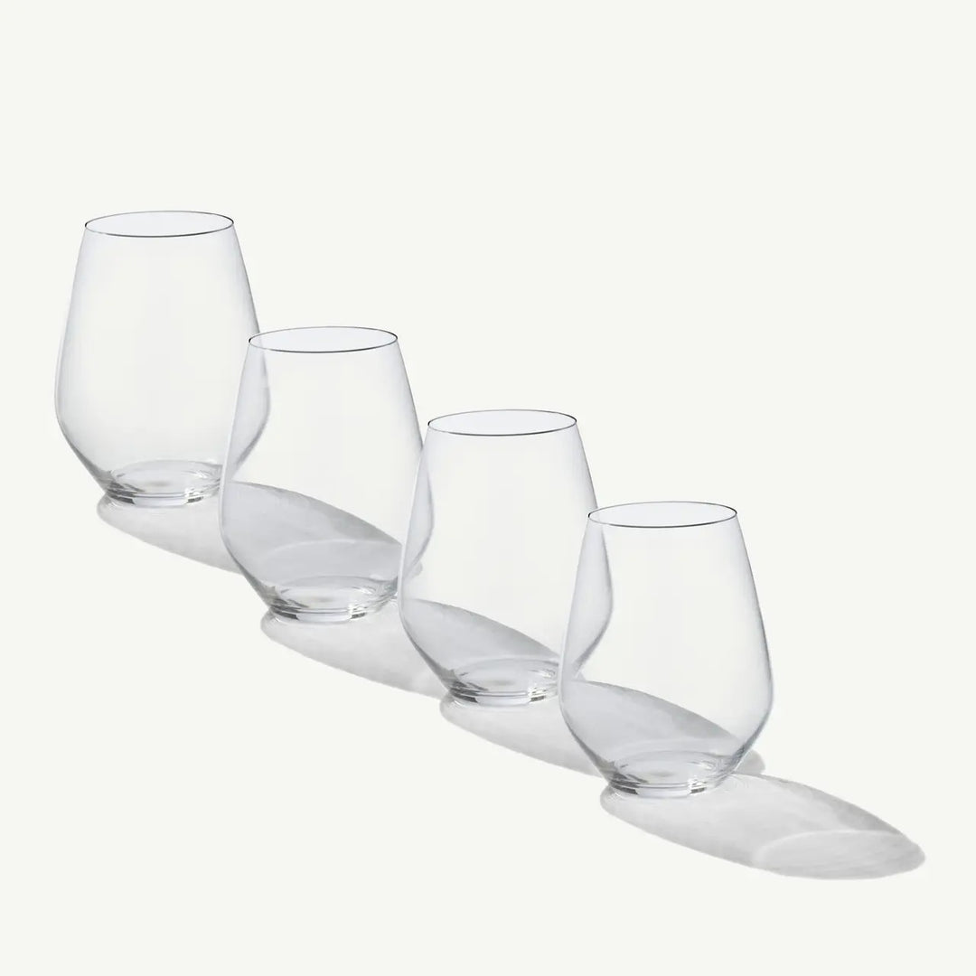 Made In Crystal Stemless Wine Glasses